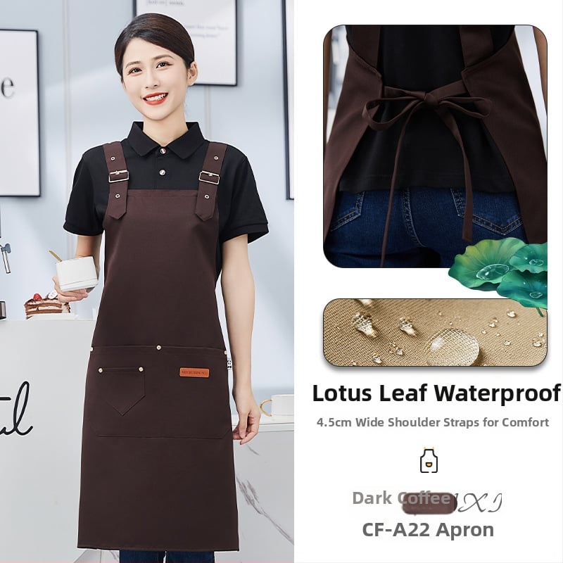 Αδιάβροχο ποδιά χωρίς μανίκια για catering - Πολυεστέρας, μοντέρνος απλός σχεδιασμός