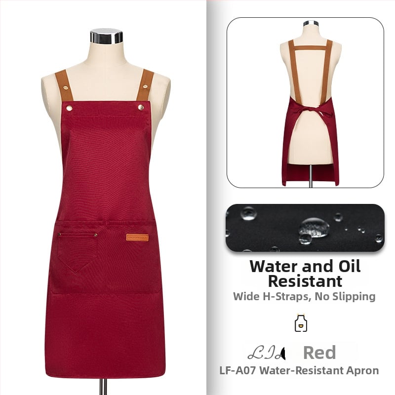 Αδιάβροχο ποδιά χωρίς μανίκια για catering - Πολυεστέρας, μοντέρνος απλός σχεδιασμός