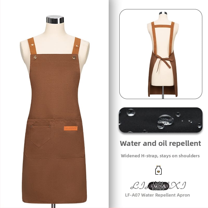 Αδιάβροχο ποδιά χωρίς μανίκια για catering - Πολυεστέρας, μοντέρνος απλός σχεδιασμός