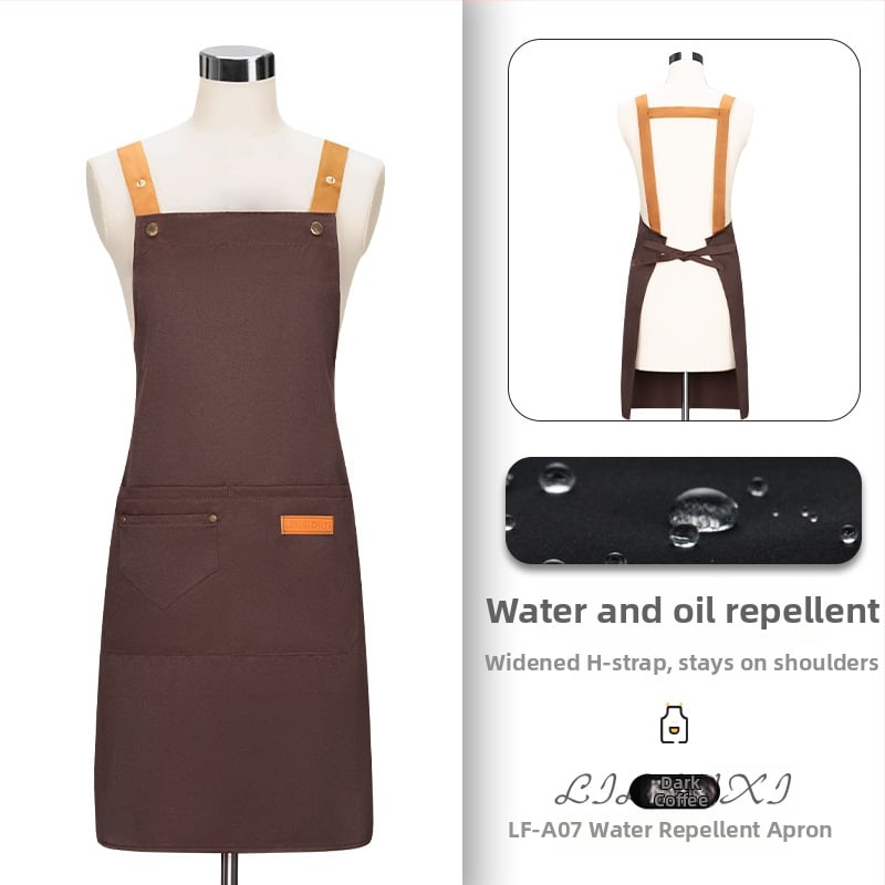 Αδιάβροχο ποδιά χωρίς μανίκια για catering - Πολυεστέρας, μοντέρνος απλός σχεδιασμός