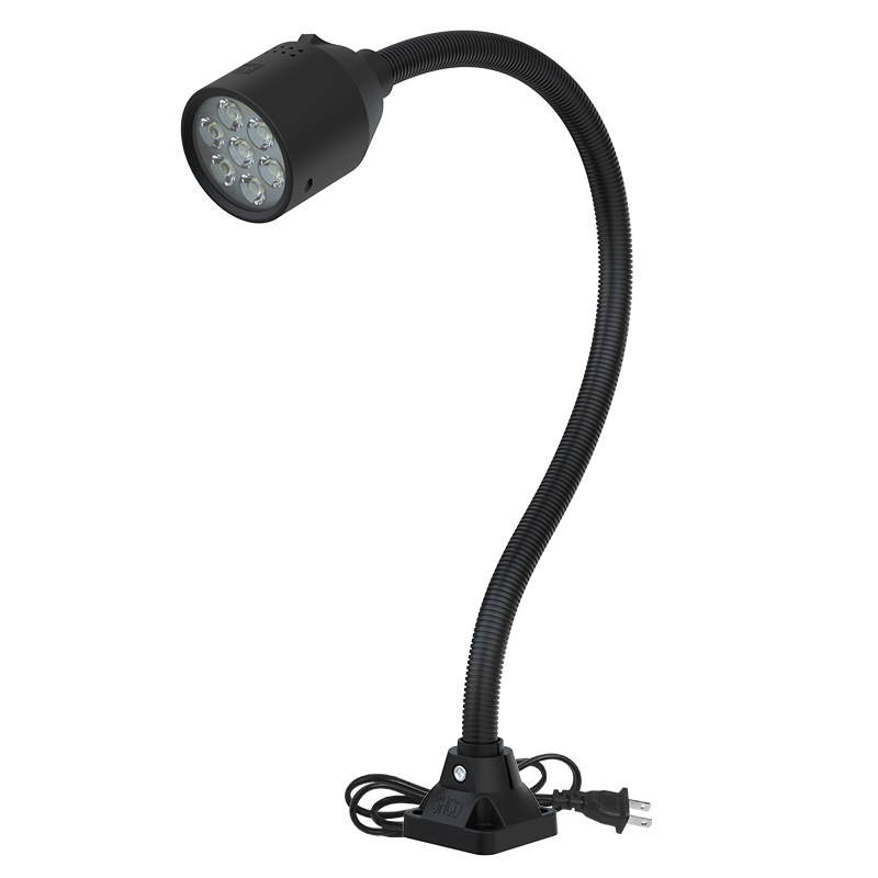 LED φως εργασίας μηχανουργείου με μαγνητική βάση και εύκαμπτο σωλήνα για τόρνο