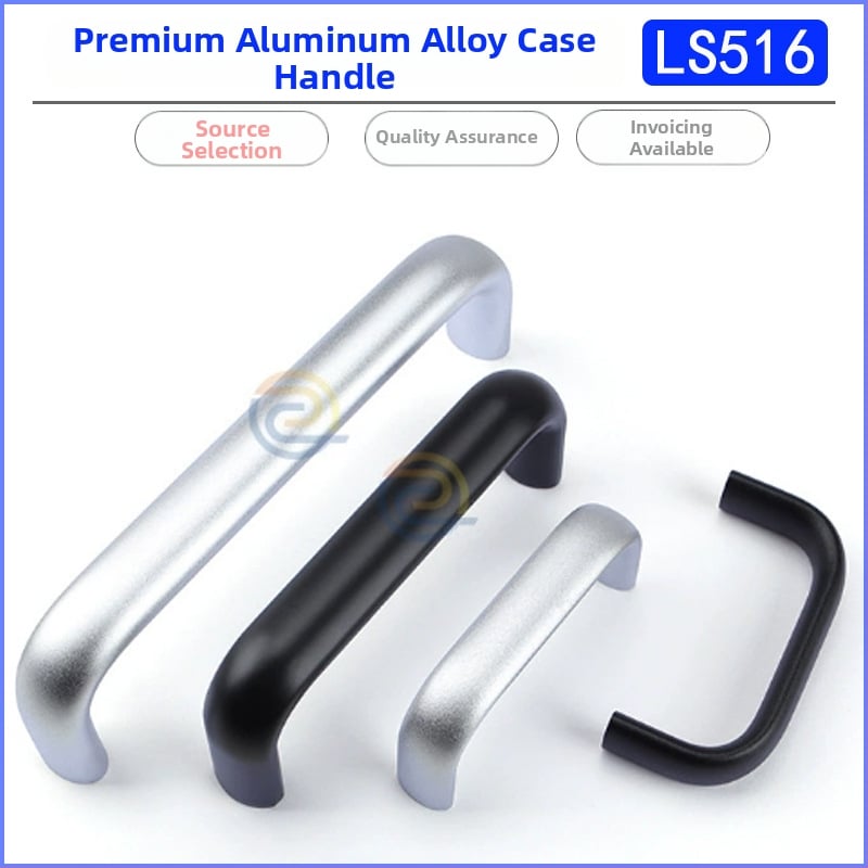 Λαβή από κράμα αλουμινίου LS516 για ντουλάπια, ρυθμιζόμενο διάκενο οπών 30/32/64/75/100/120/128, σχήμα τόξου, μοντέρνο μινιμαλιστικό στυλ