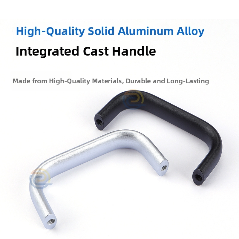 Λαβή από κράμα αλουμινίου LS516 για ντουλάπια, ρυθμιζόμενο διάκενο οπών 30/32/64/75/100/120/128, σχήμα τόξου, μοντέρνο μινιμαλιστικό στυλ