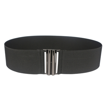 Centură elastică pentru talie, pentru rochie, cu dungi, cu buclă simplă, textură moale