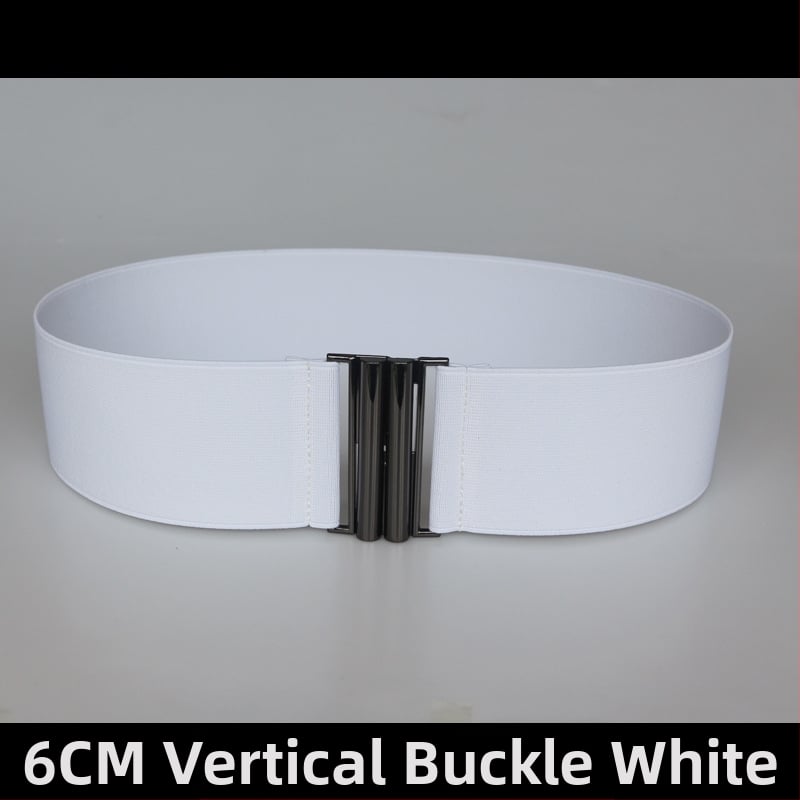 Centură elastică pentru talie, pentru rochie, cu dungi, cu buclă simplă, textură moale