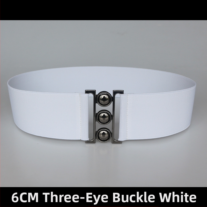 Centură elastică pentru talie, pentru rochie, cu dungi, cu buclă simplă, textură moale