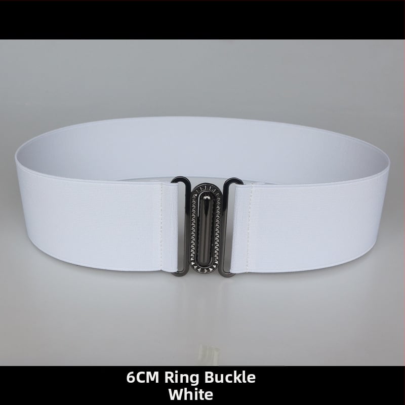 Centură elastică pentru talie, pentru rochie, cu dungi, cu buclă simplă, textură moale