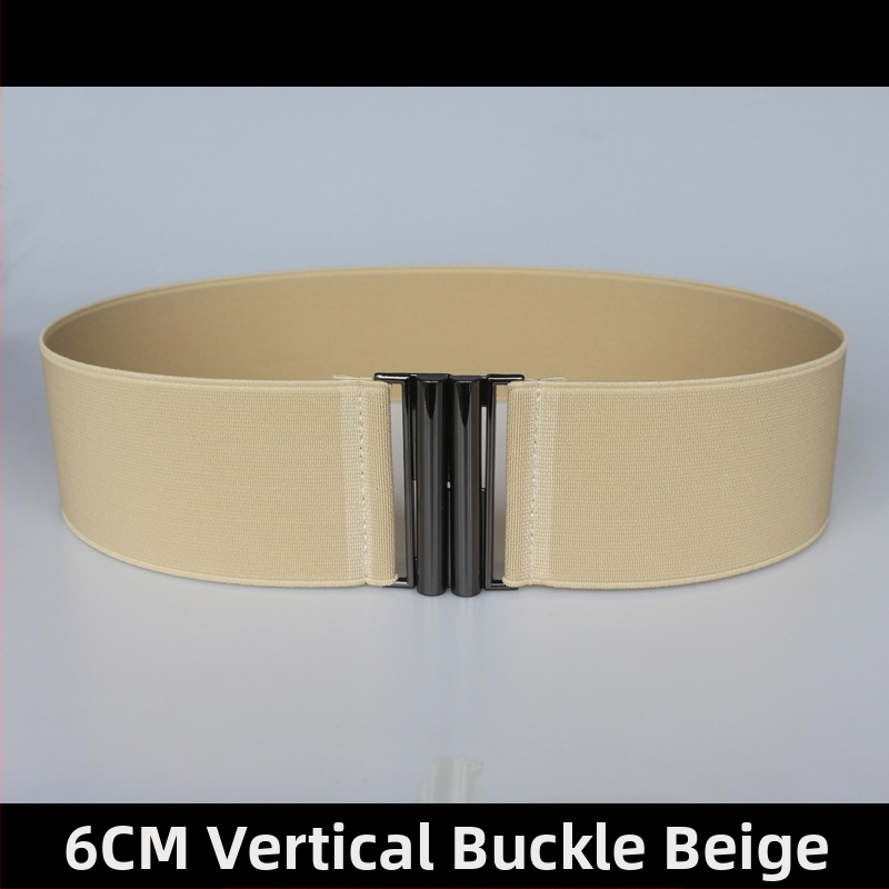 Centură elastică pentru talie, pentru rochie, cu dungi, cu buclă simplă, textură moale