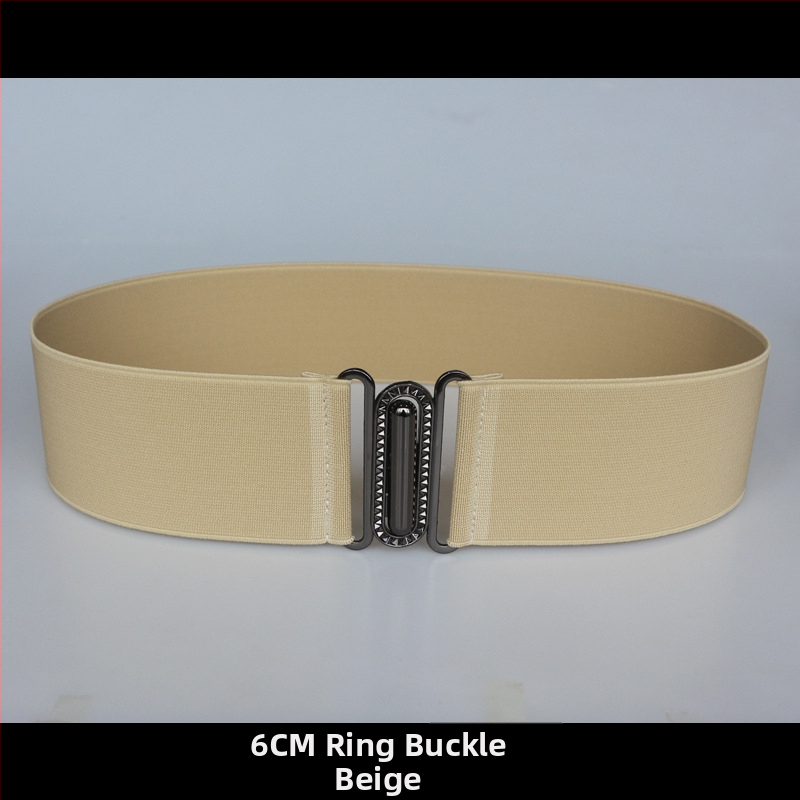 Centură elastică pentru talie, pentru rochie, cu dungi, cu buclă simplă, textură moale