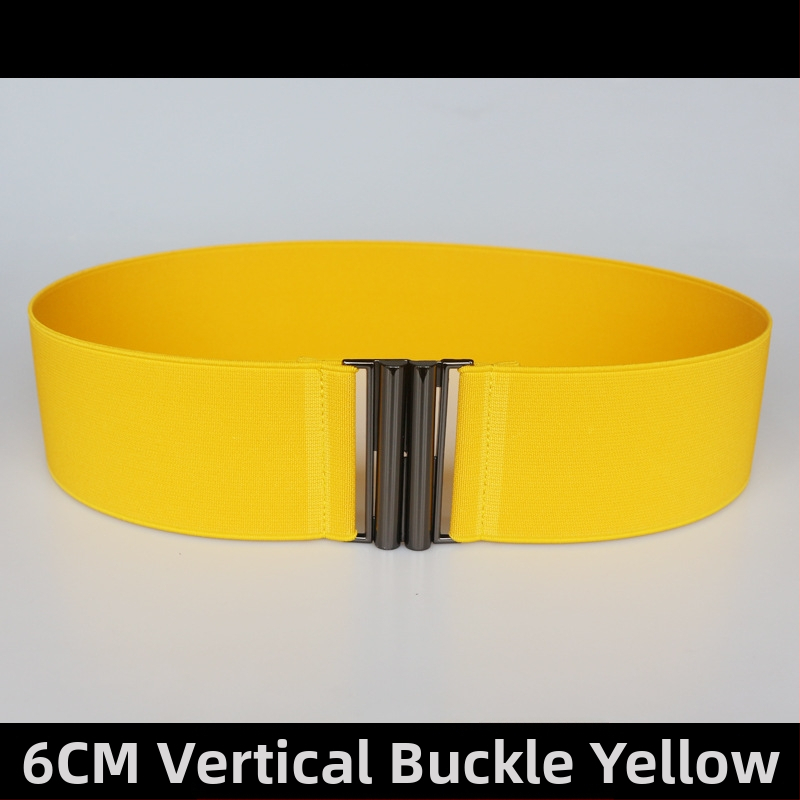 Centură elastică pentru talie, pentru rochie, cu dungi, cu buclă simplă, textură moale