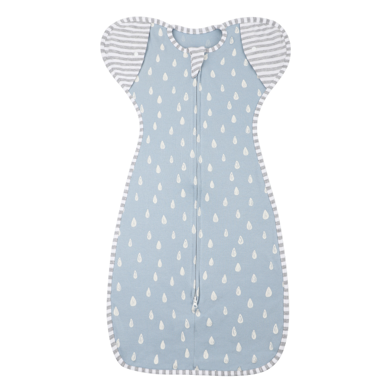 Βρεφικός υπνόσακος από 95%+ βαμβάκι, αντι-startle σχεδίαση, αποσπώμενα μανίκια, τεσσάρων εποχών, φερμουάρ νάιλον