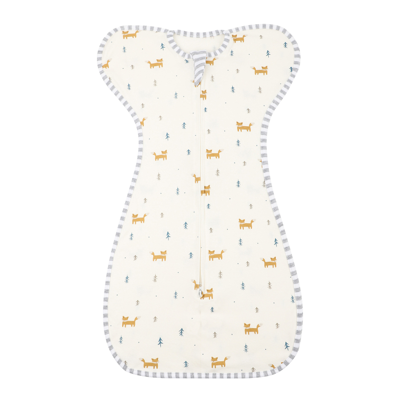 Βρεφικός υπνόσακος από 95%+ βαμβάκι, αντι-startle σχεδίαση, αποσπώμενα μανίκια, τεσσάρων εποχών, φερμουάρ νάιλον