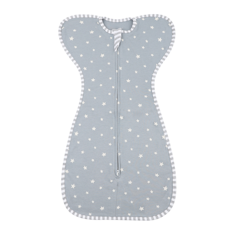 Βρεφικός υπνόσακος από 95%+ βαμβάκι, αντι-startle σχεδίαση, αποσπώμενα μανίκια, τεσσάρων εποχών, φερμουάρ νάιλον