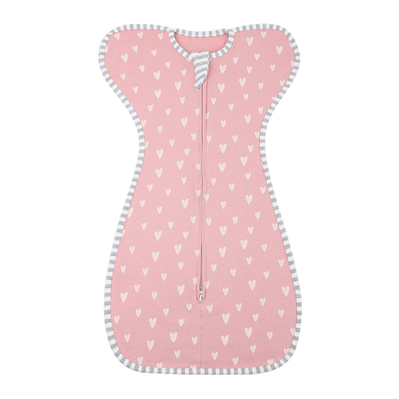 Βρεφικός υπνόσακος από 95%+ βαμβάκι, αντι-startle σχεδίαση, αποσπώμενα μανίκια, τεσσάρων εποχών, φερμουάρ νάιλον