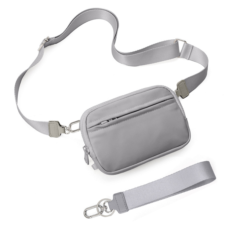 JUNI Geantă crossbody din nylon — unisex, ultra-ușoară, economisire de spațiu, pentru sporturi în aer liber, stil stradal