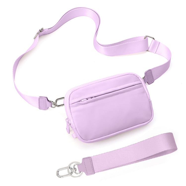 JUNI Geantă crossbody din nylon — unisex, ultra-ușoară, economisire de spațiu, pentru sporturi în aer liber, stil stradal