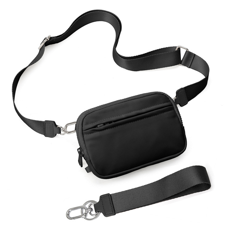 JUNI Geantă crossbody din nylon — unisex, ultra-ușoară, economisire de spațiu, pentru sporturi în aer liber, stil stradal