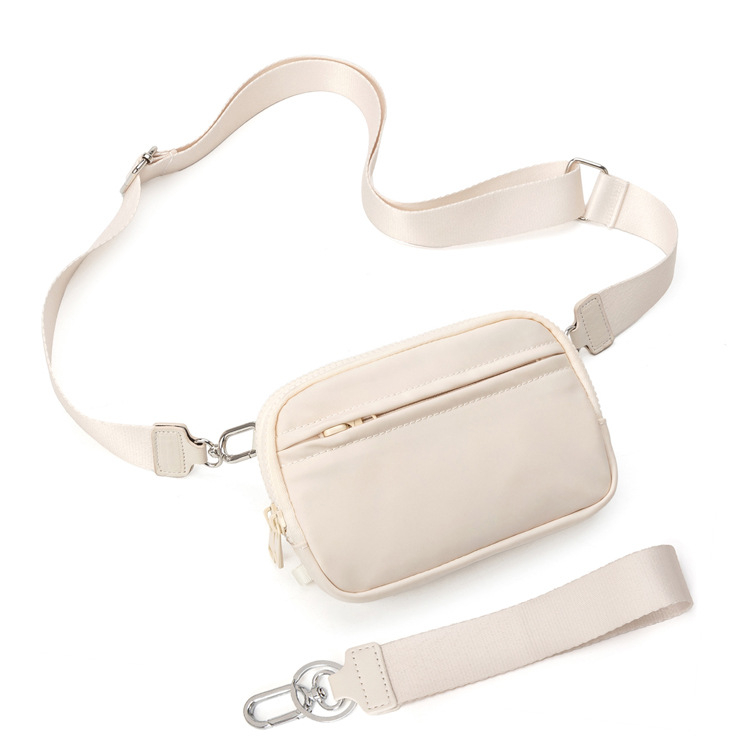 JUNI Geantă crossbody din nylon — unisex, ultra-ușoară, economisire de spațiu, pentru sporturi în aer liber, stil stradal