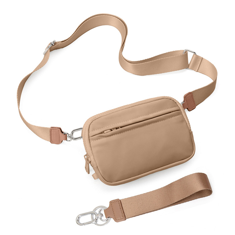 JUNI Geantă crossbody din nylon — unisex, ultra-ușoară, economisire de spațiu, pentru sporturi în aer liber, stil stradal