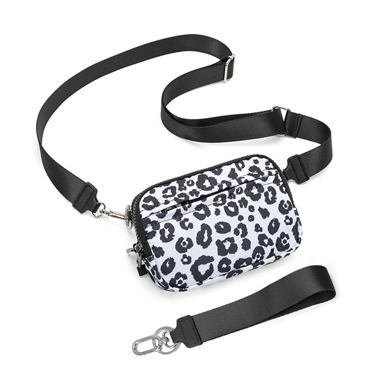 JUNI Geantă crossbody din nylon — unisex, ultra-ușoară, economisire de spațiu, pentru sporturi în aer liber, stil stradal