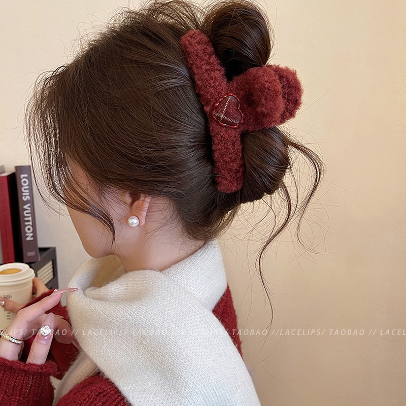 Леопардов принт клип за коса с панделка и форма на акула, ръчна изработка, кадифена и сатенена материя