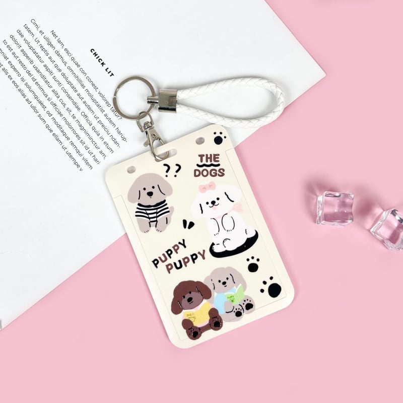 ABS картодържател, карикатурен стил, анти-изгубване, за студентска карта, кампус карта, библиотечна карта и игрови/идентификационни карти