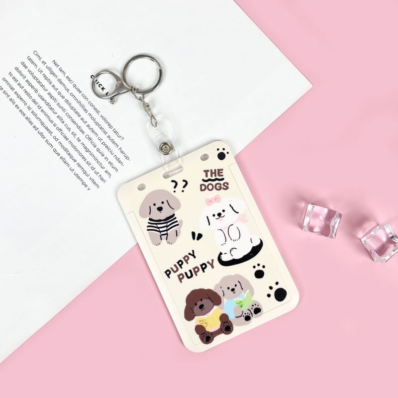 ABS картодържател, карикатурен стил, анти-изгубване, за студентска карта, кампус карта, библиотечна карта и игрови/идентификационни карти