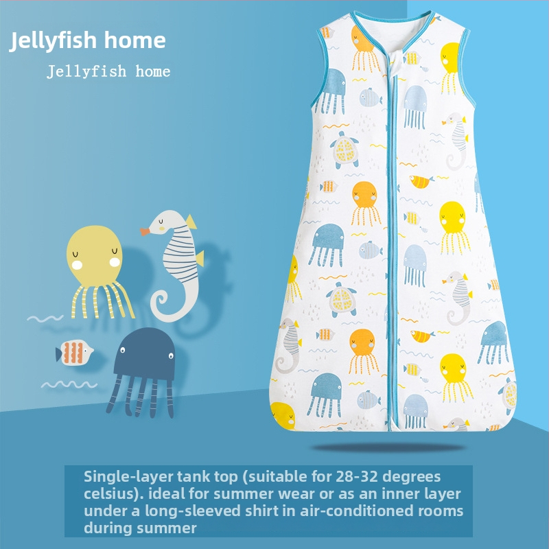 Υπνόσακος μωρού, σε στυλ γιλέκου, 95% βαμβάκι+, αντιβακτηριακός, σχέδιο καρτούν