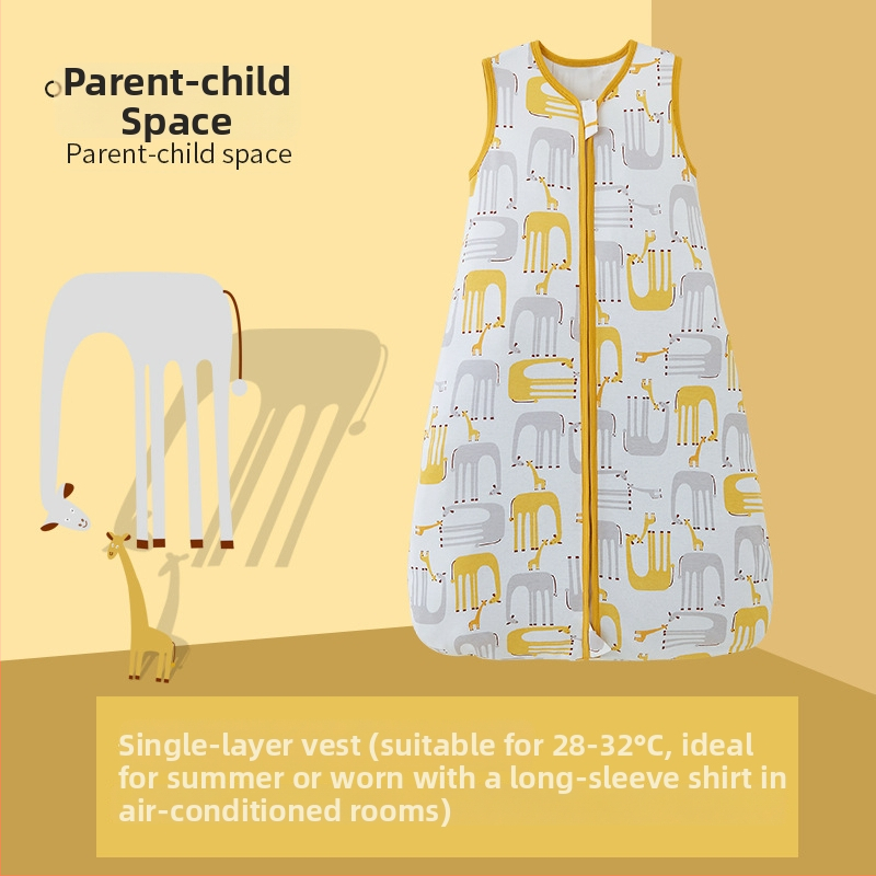 Υπνόσακος μωρού, σε στυλ γιλέκου, 95% βαμβάκι+, αντιβακτηριακός, σχέδιο καρτούν