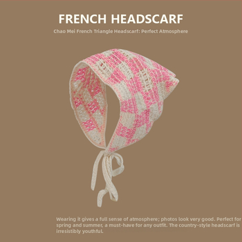 Koreai-stílusú, uniszex, akril fejpánt, geometriai mintával