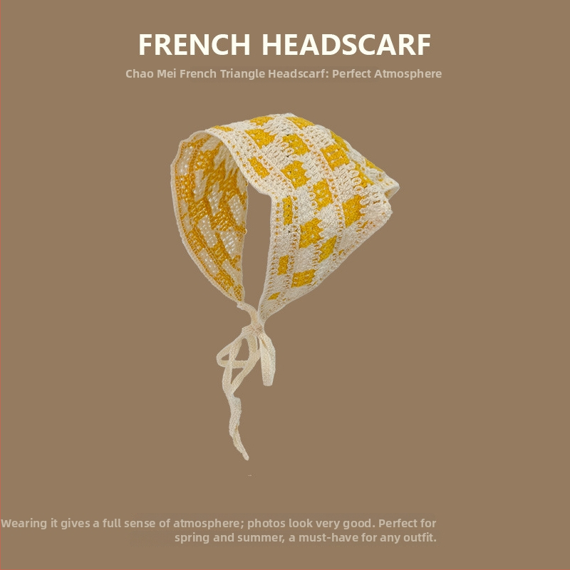 Koreai-stílusú, uniszex, akril fejpánt, geometriai mintával