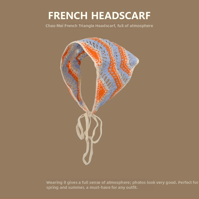 Koreai-stílusú, uniszex, akril fejpánt, geometriai mintával