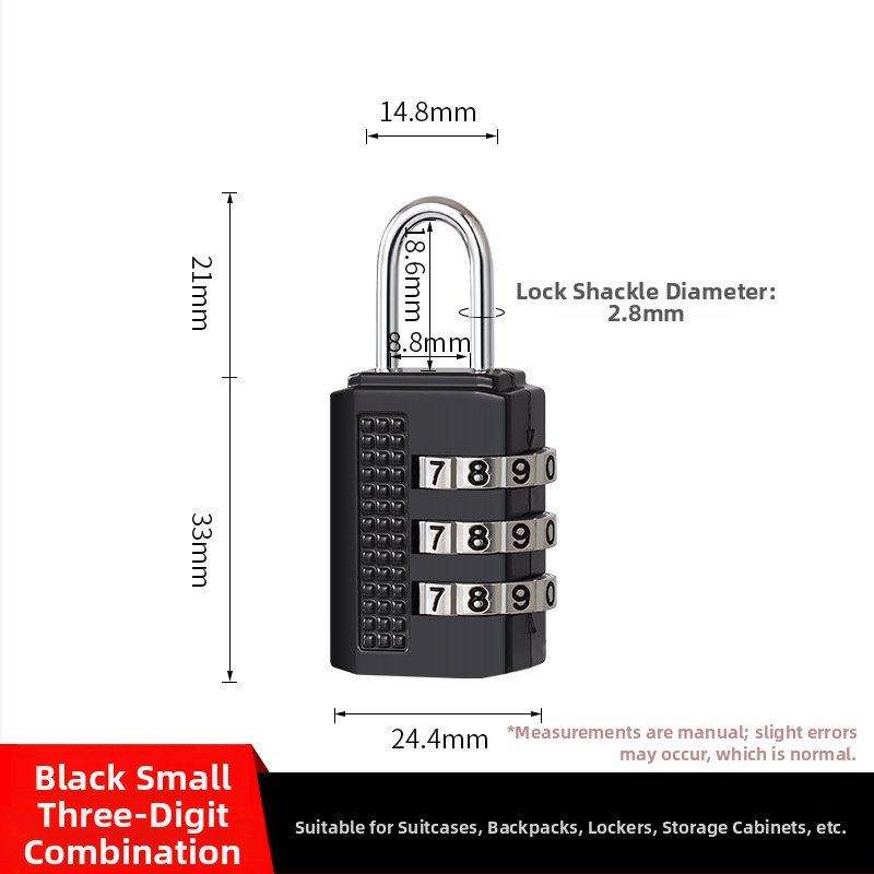 Štvordigitový kovový zámok s heslom, Model 06, univerzálny dizajn, vhodný pre internátne skrinky a dvere skríň, suterén a garáž.