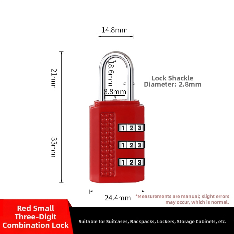 Štvordigitový kovový zámok s heslom, Model 06, univerzálny dizajn, vhodný pre internátne skrinky a dvere skríň, suterén a garáž.