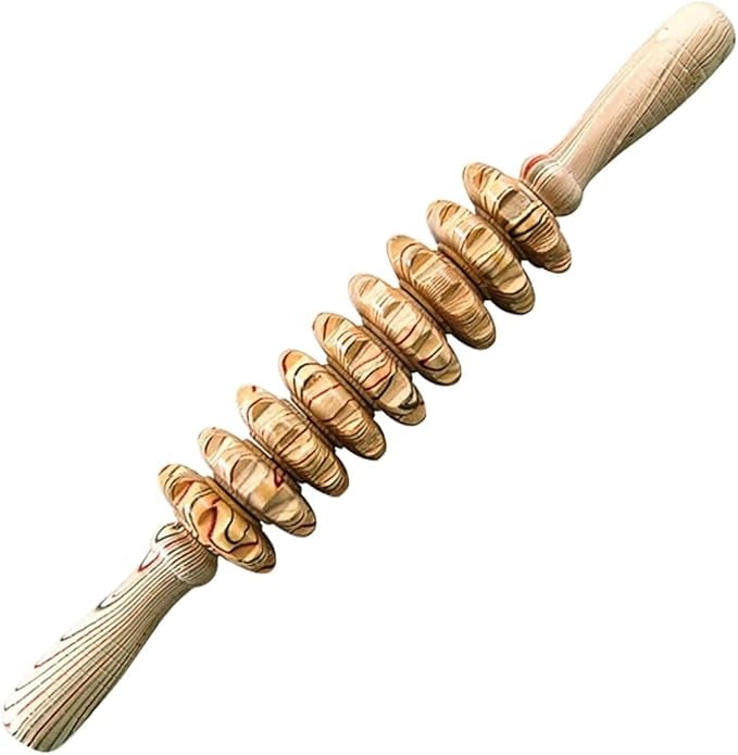 Дървен масажор, Дълбок масаж, 38 см