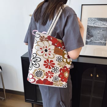 Plátená tote taška pre mestský štýl, model Mj6678, zapínanie na zips, podšívka polyesteru