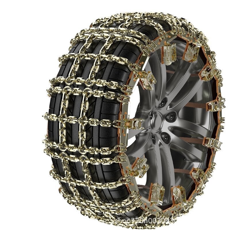 Șine antiderapante din aliaj pentru anvelope de zăpadă, universale pentru sedanuri, SUV-uri și off-road, 1 kg