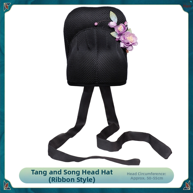 Férfiaknak tervezett ősi stílusú udvari tisztviselő sapka, retro cosplay kiegészítő, mechanikus kidolgozás