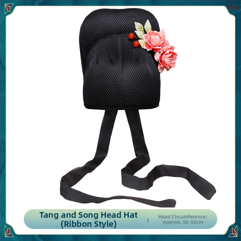 Férfiaknak tervezett ősi stílusú udvari tisztviselő sapka, retro cosplay kiegészítő, mechanikus kidolgozás