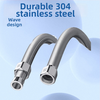 4-точкова вътрешна резба, заварена и интегрирана, удебелена и усилена, 304 неръждаема стомана, експлозийно-устойчива гофрирана тръба