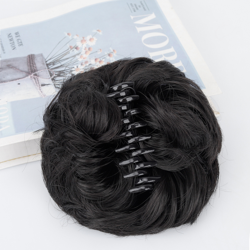 Păr cu coadă la clip – coc, mătase la temperatură înaltă, prelucrare mecanică, model ZJFQCB