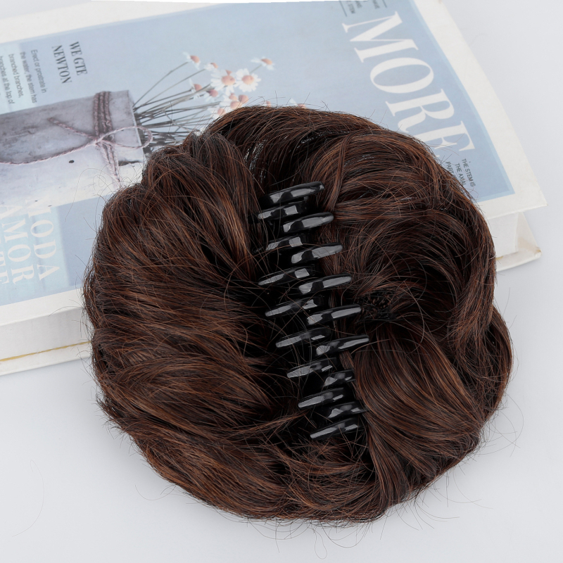 Păr cu coadă la clip – coc, mătase la temperatură înaltă, prelucrare mecanică, model ZJFQCB