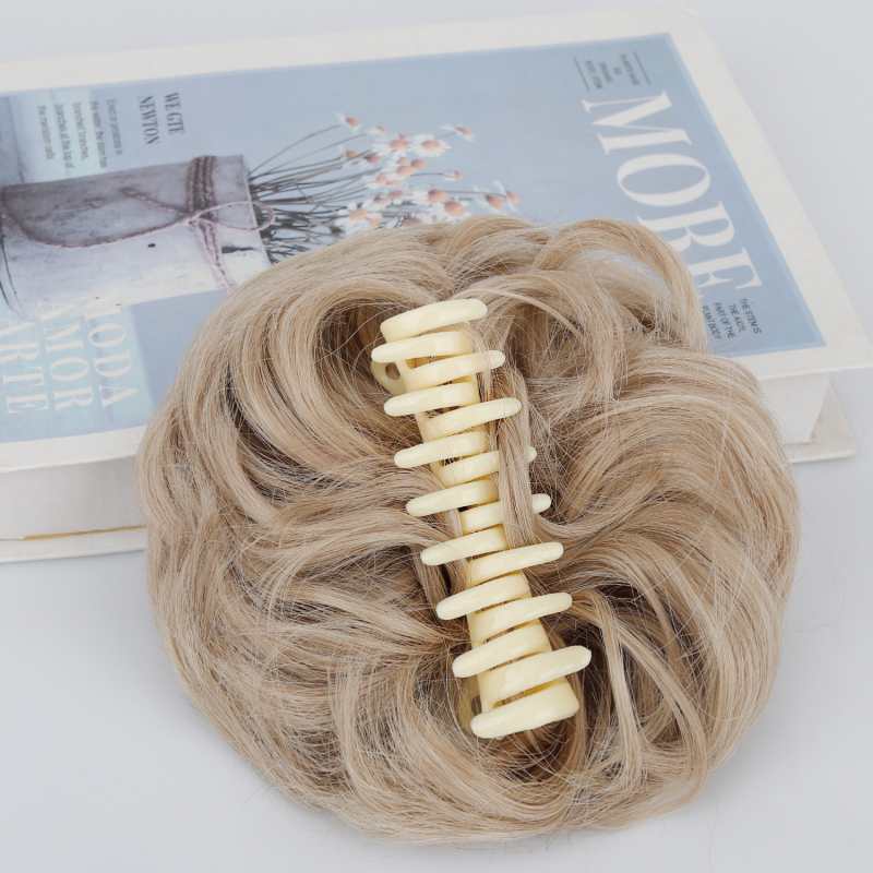 Păr cu coadă la clip – coc, mătase la temperatură înaltă, prelucrare mecanică, model ZJFQCB