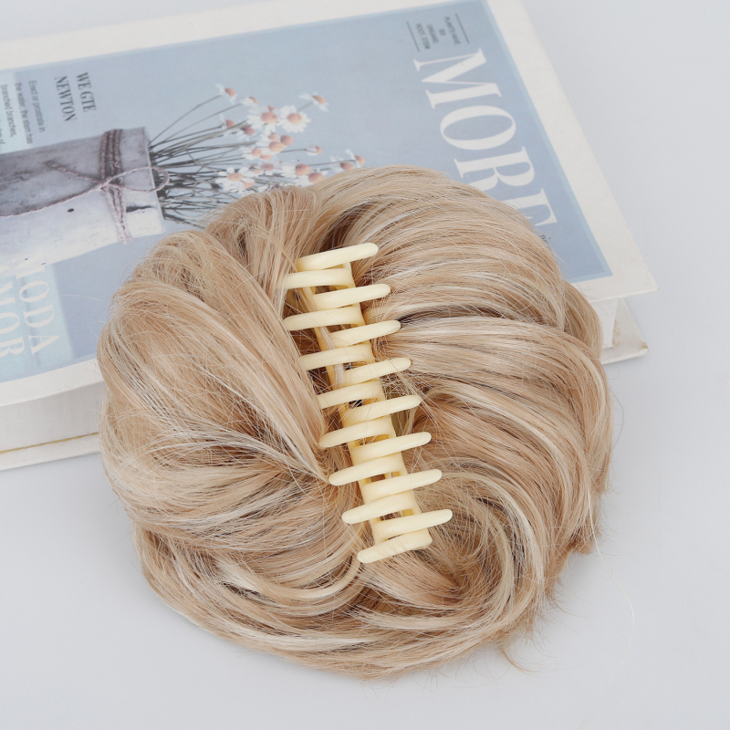 Păr cu coadă la clip – coc, mătase la temperatură înaltă, prelucrare mecanică, model ZJFQCB