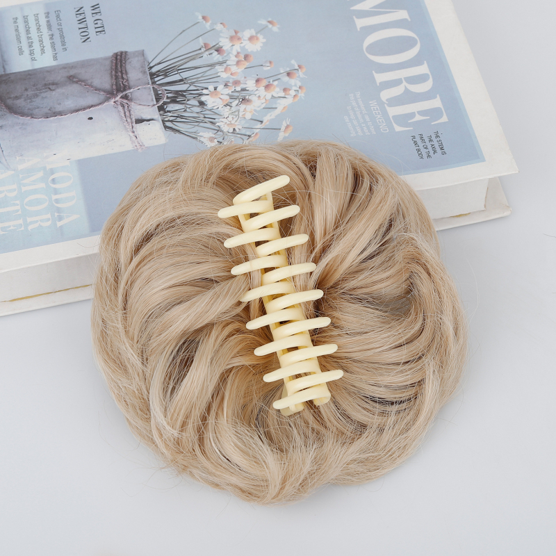 Păr cu coadă la clip – coc, mătase la temperatură înaltă, prelucrare mecanică, model ZJFQCB