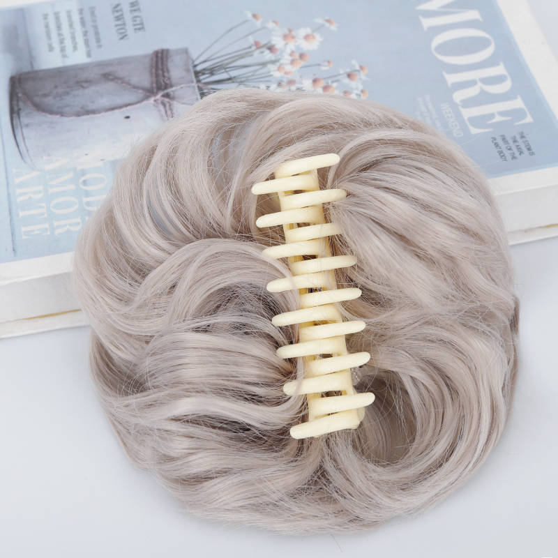 Păr cu coadă la clip – coc, mătase la temperatură înaltă, prelucrare mecanică, model ZJFQCB