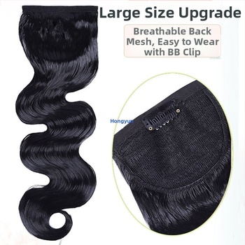 Перука с челка Yuxinde — високотемпературна коса, оформяне за оформяне, античен стил големи вълни, прегънати чела в стил Република Китай, вдъхновена от стар Шанхай