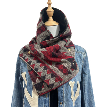 Σάλι Bohemian στυλ, 100% βισκόζη, warp-knit, διατηρεί τη ζεστασιά, για φθινόπωρο, λανσαρισμένο άνοιξη 2025