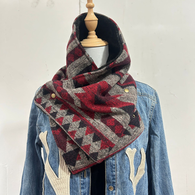 Σάλι Bohemian στυλ, 100% βισκόζη, warp-knit, διατηρεί τη ζεστασιά, για φθινόπωρο, λανσαρισμένο άνοιξη 2025