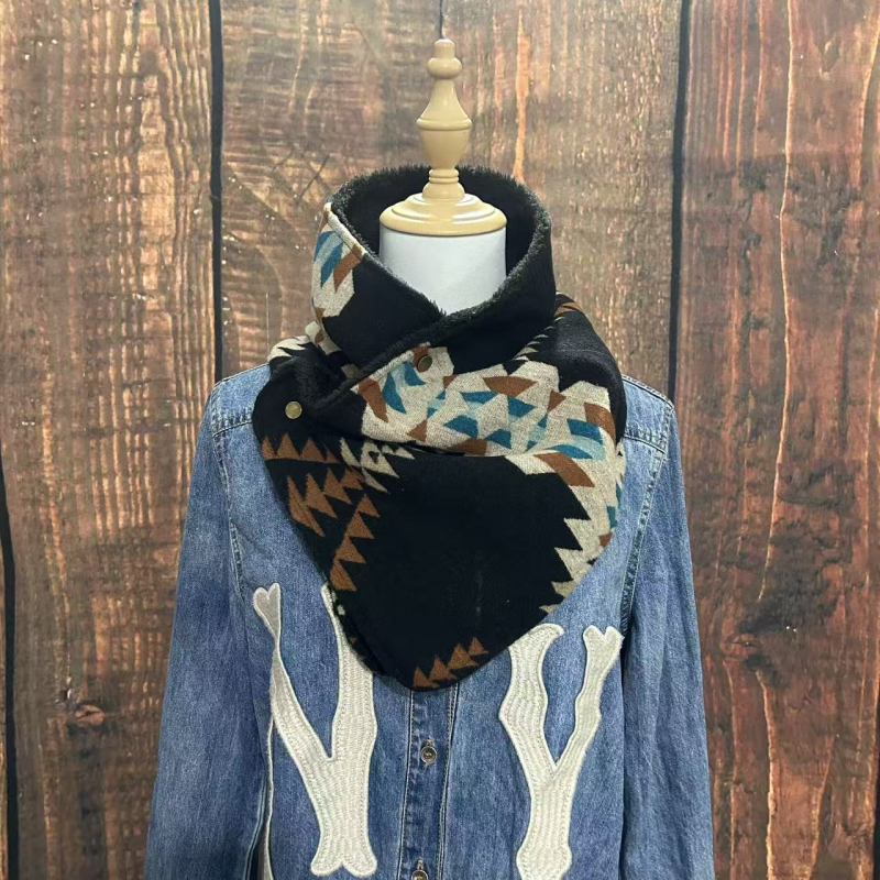 Σάλι Bohemian στυλ, 100% βισκόζη, warp-knit, διατηρεί τη ζεστασιά, για φθινόπωρο, λανσαρισμένο άνοιξη 2025